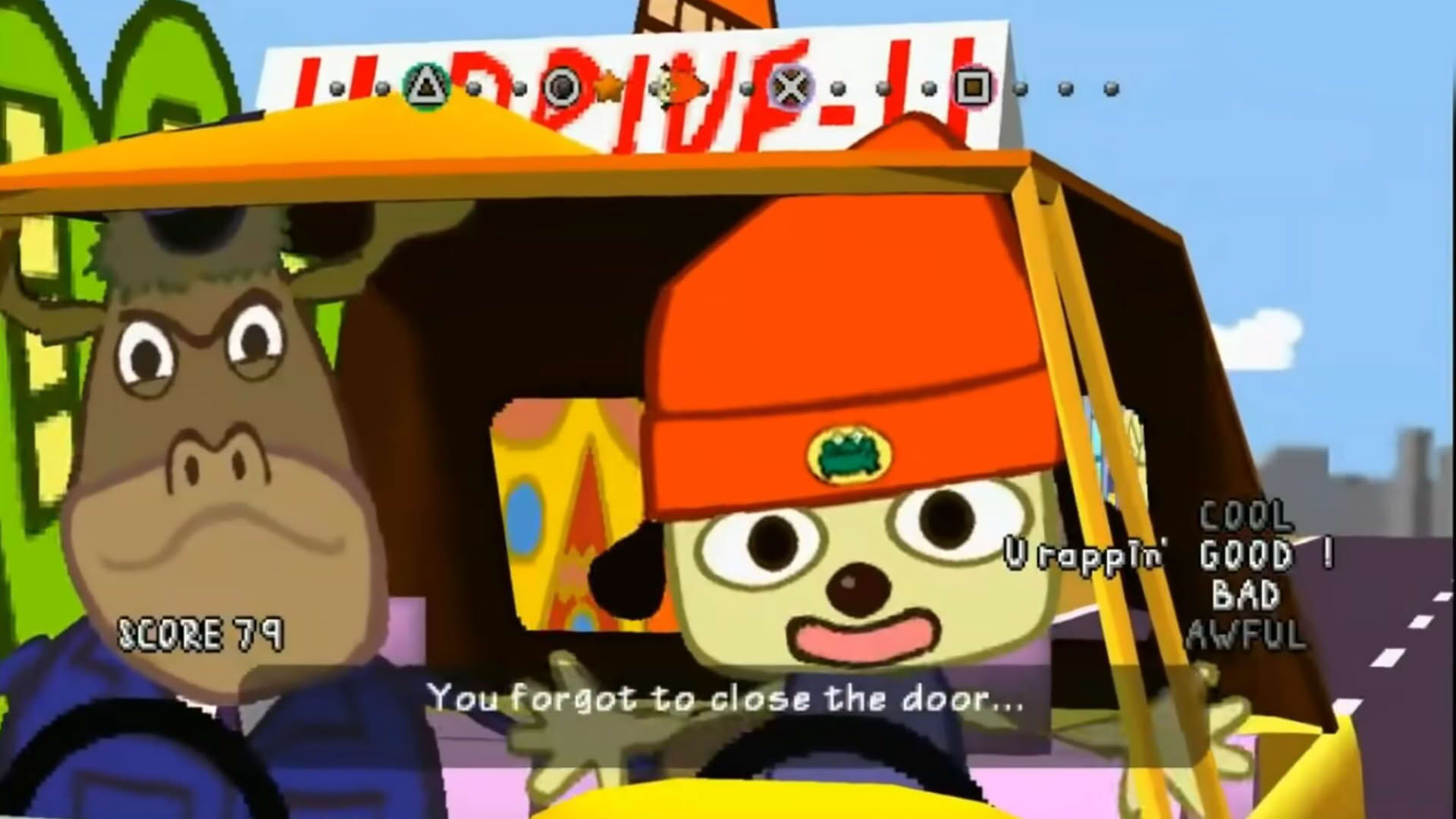 Screenshot for PaRappa the Rapper