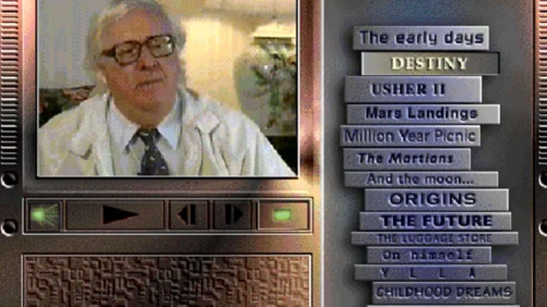 Screenshot for Ray Bradbury's: The Martian Chronicles Adventure Game