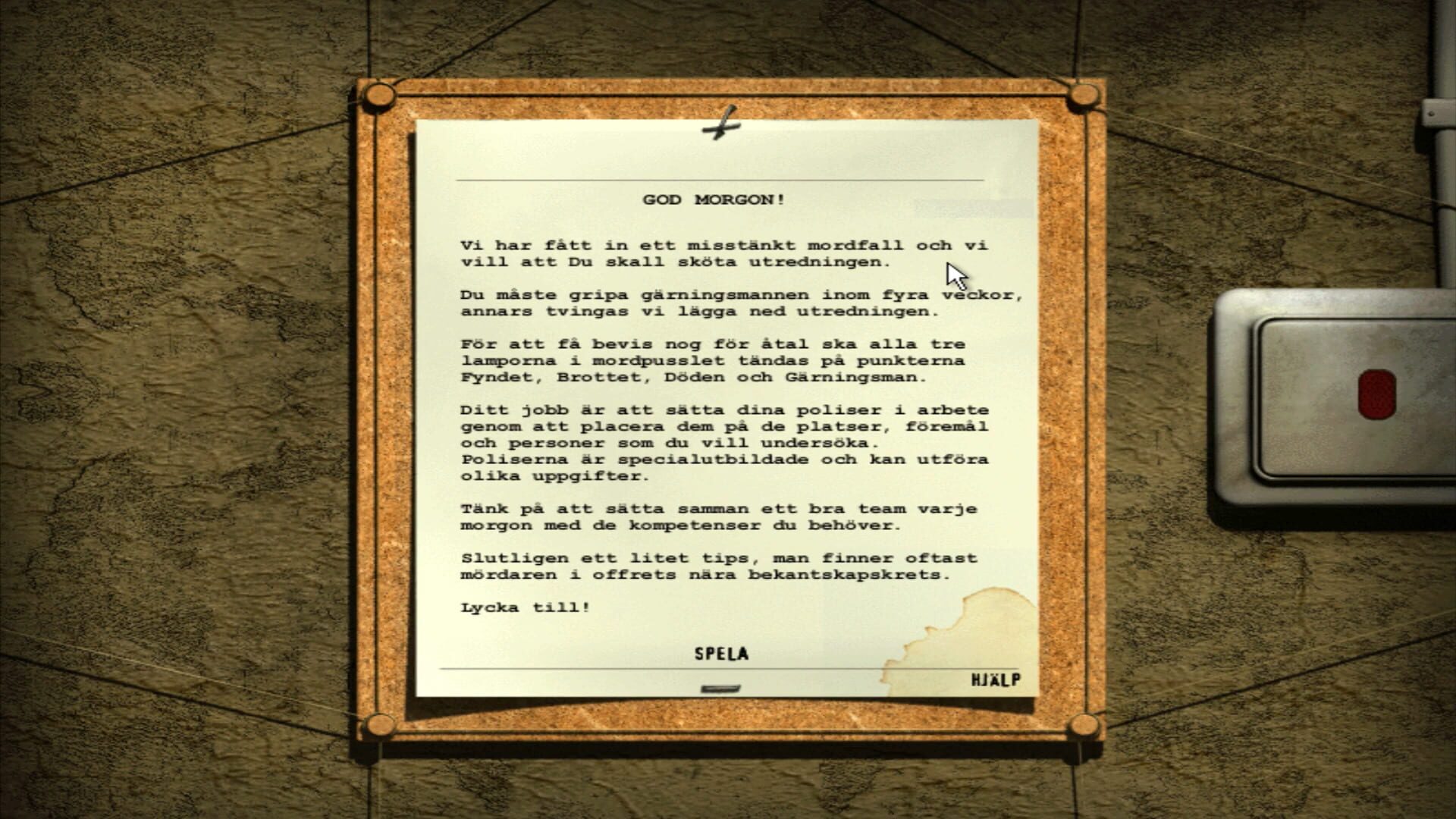Screenshot for Polis 2: Någon ljuger