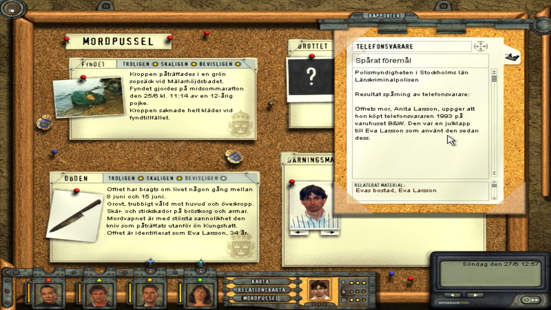 Screenshot for Polis 2: Någon ljuger