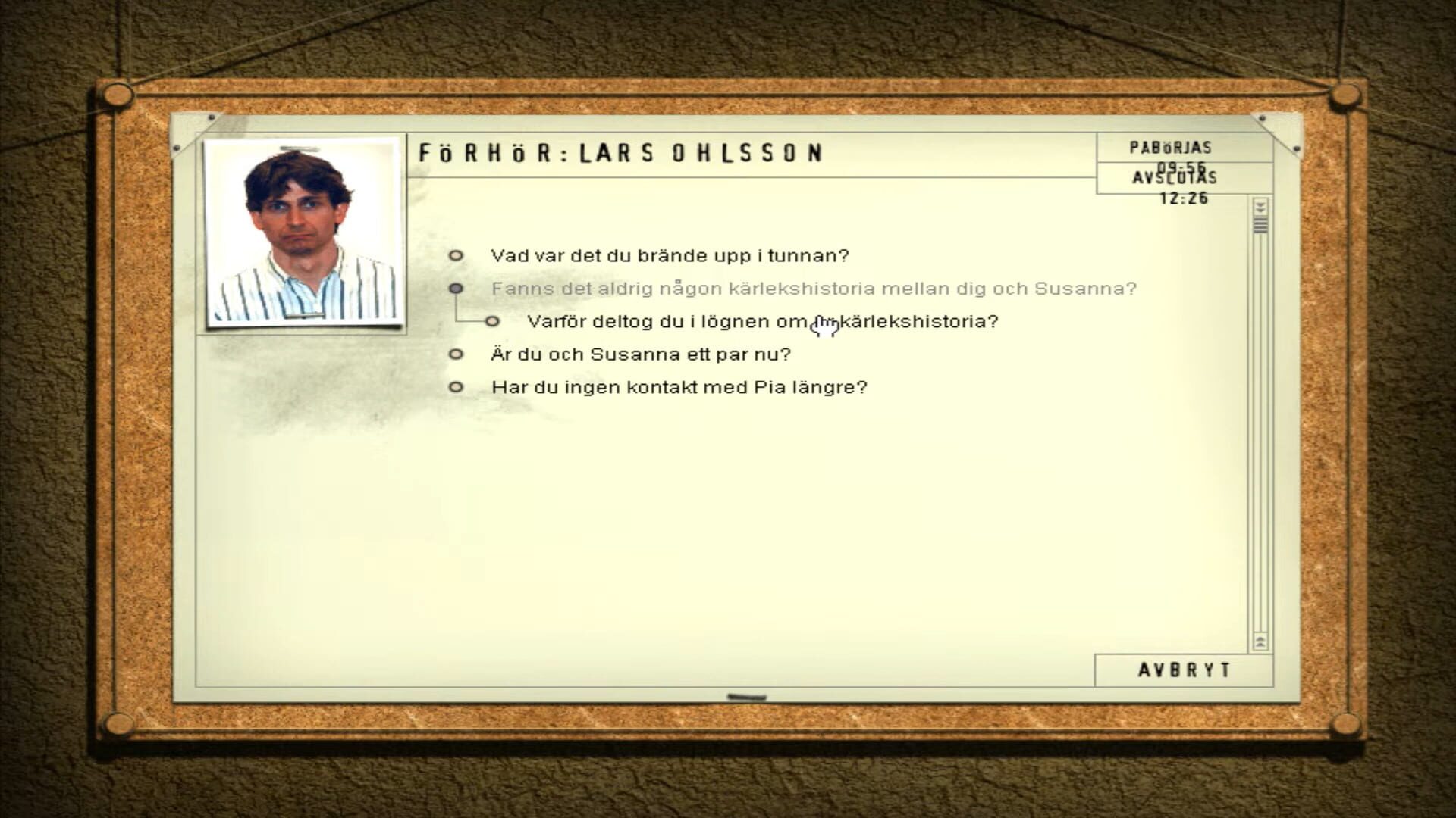 Screenshot for Polis 2: Någon ljuger