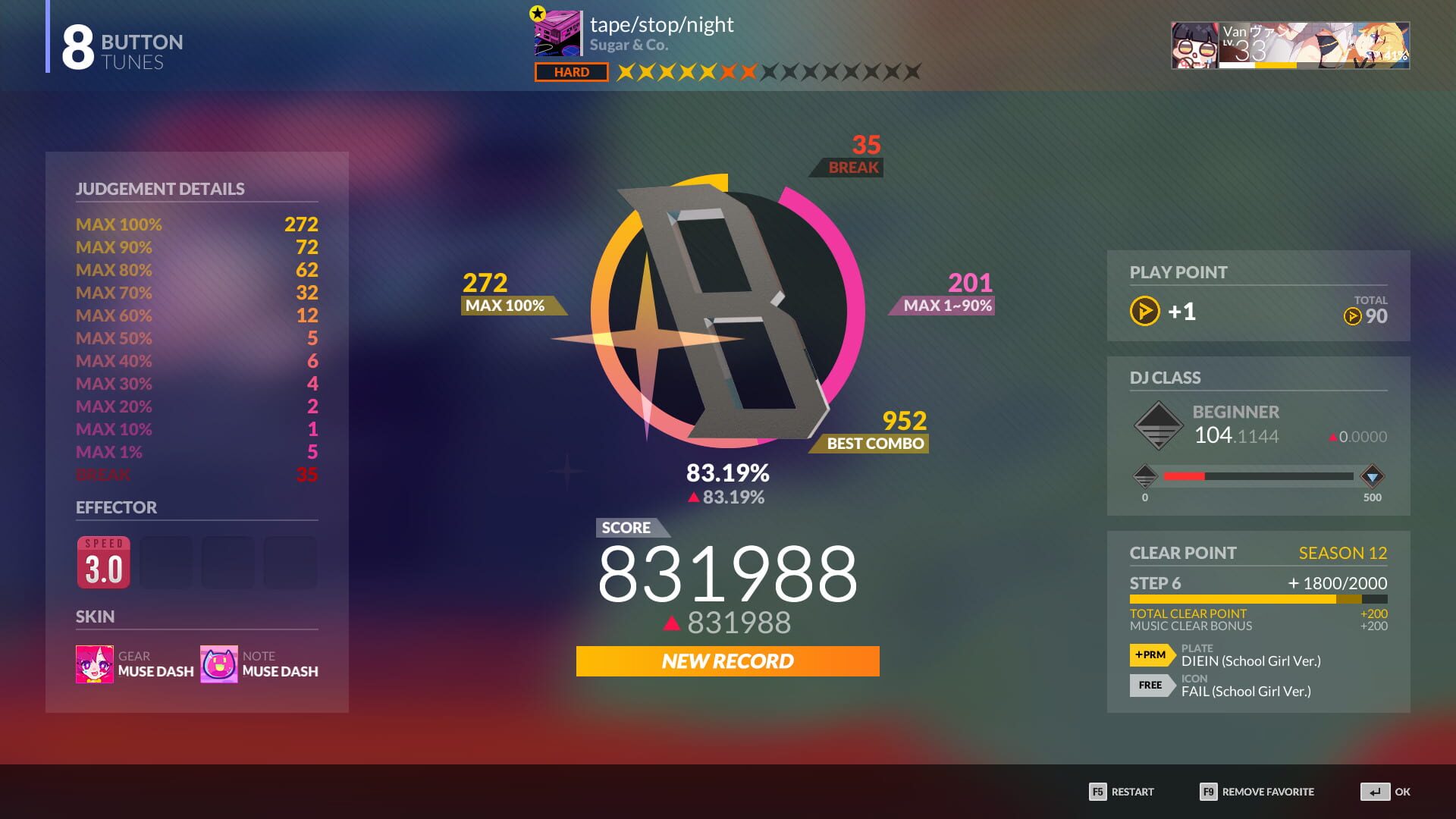 Screenshot for DJMax Respect V: Muse Dash Pack
