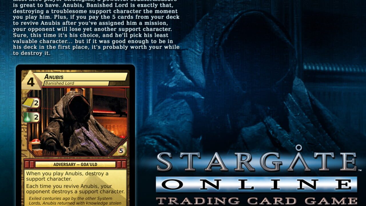 Screenshot for Stargate Online Trading Card Game