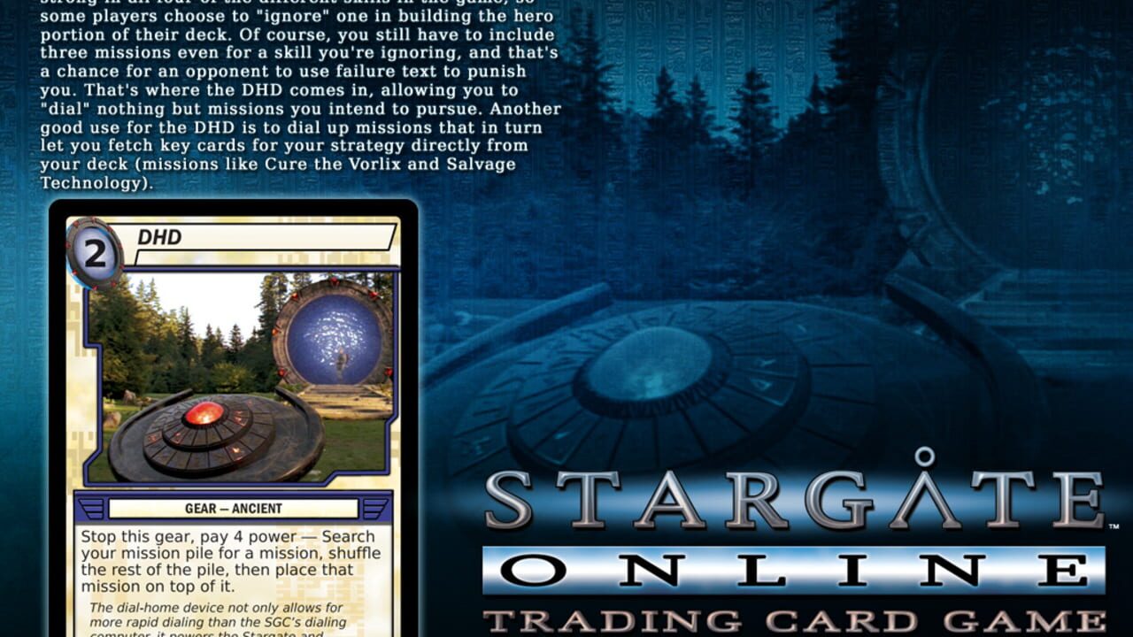 Screenshot for Stargate Online Trading Card Game