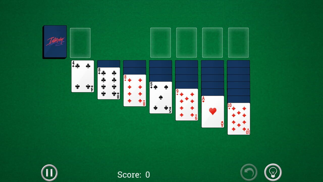 Screenshot for Interplay Klondike Solitaire