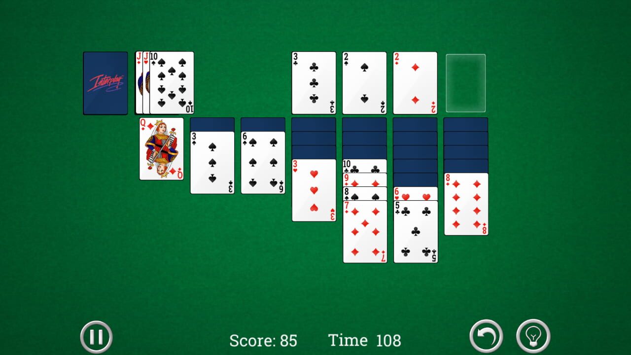 Screenshot for Interplay Klondike Solitaire
