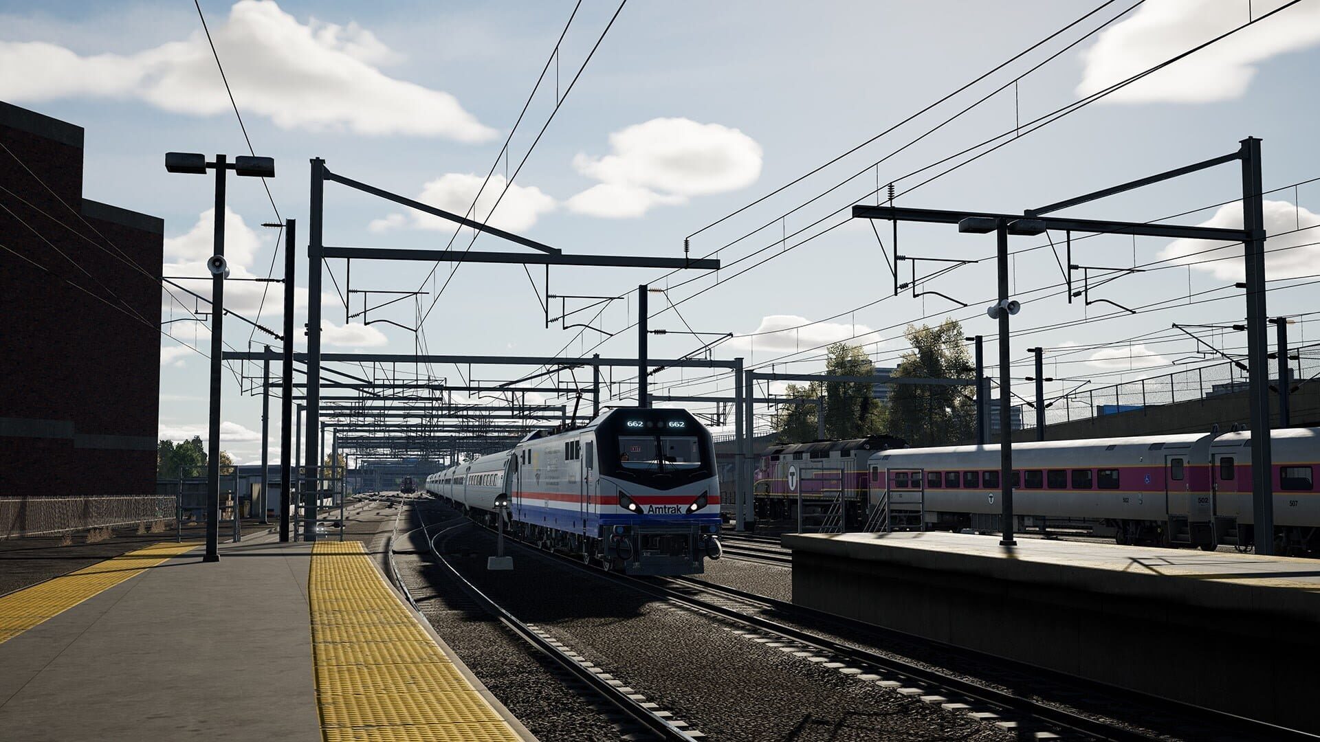 Screenshot for Train Sim World 4 Compatible: Northeast Corridor - Boston: Providence Route Add-on