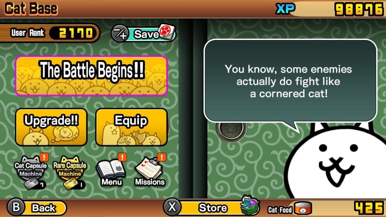 Screenshot for The Battle Cats Unite!