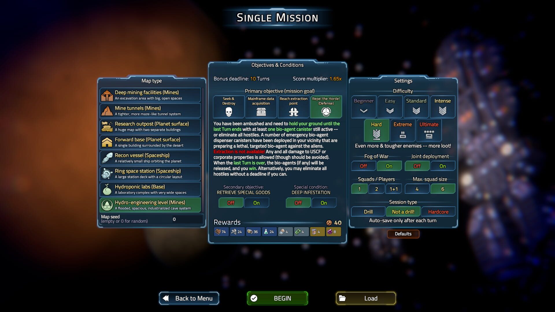Screenshot for USC: Counterforce