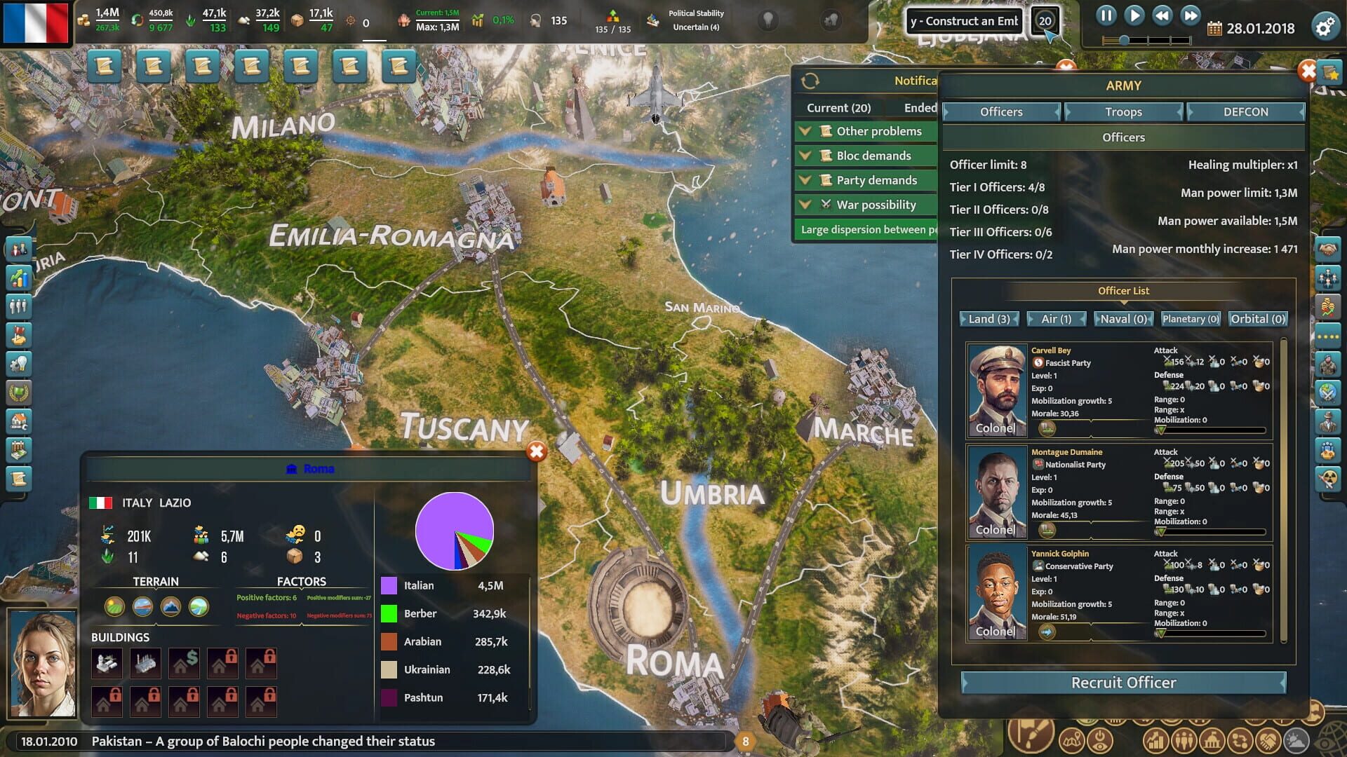 Screenshot for Realpolitiks 3: Earth and Beyond