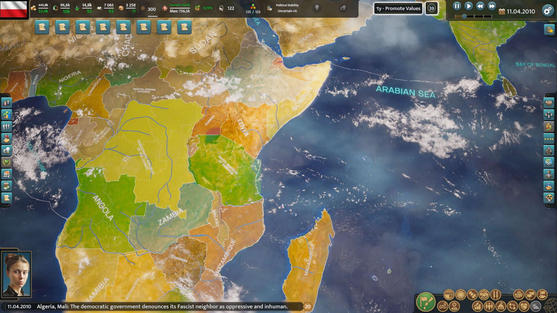 Screenshot for Realpolitiks 3: Earth and Beyond