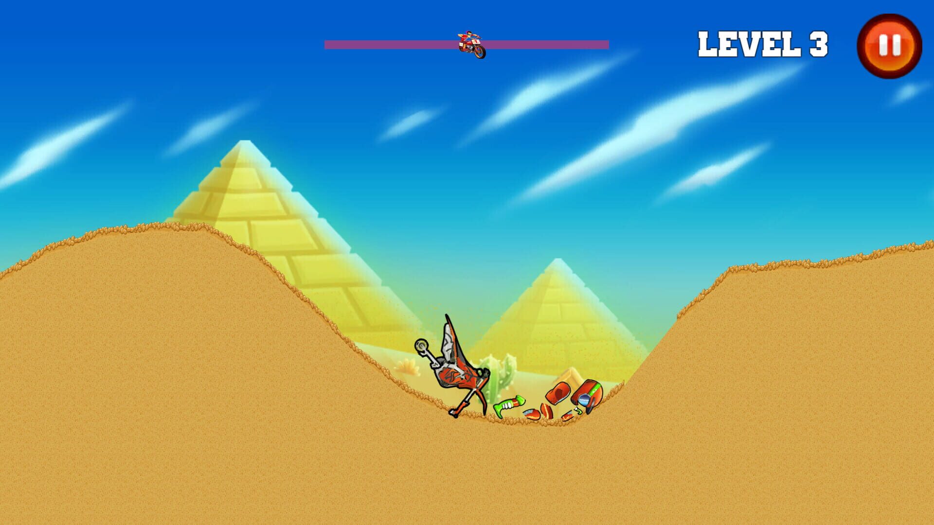 Screenshot for Crazy Bike Hill Racing