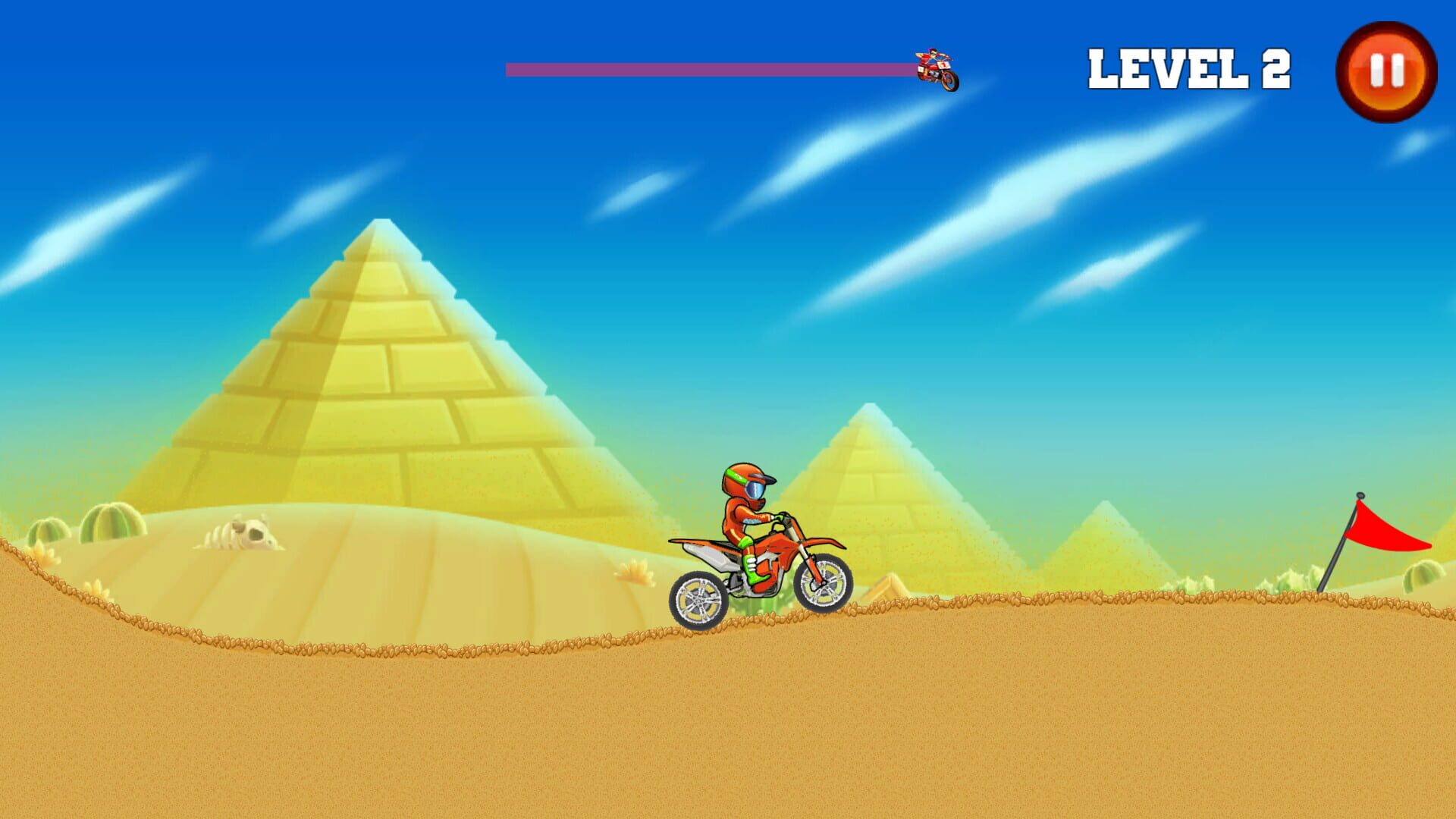 Screenshot for Crazy Bike Hill Racing