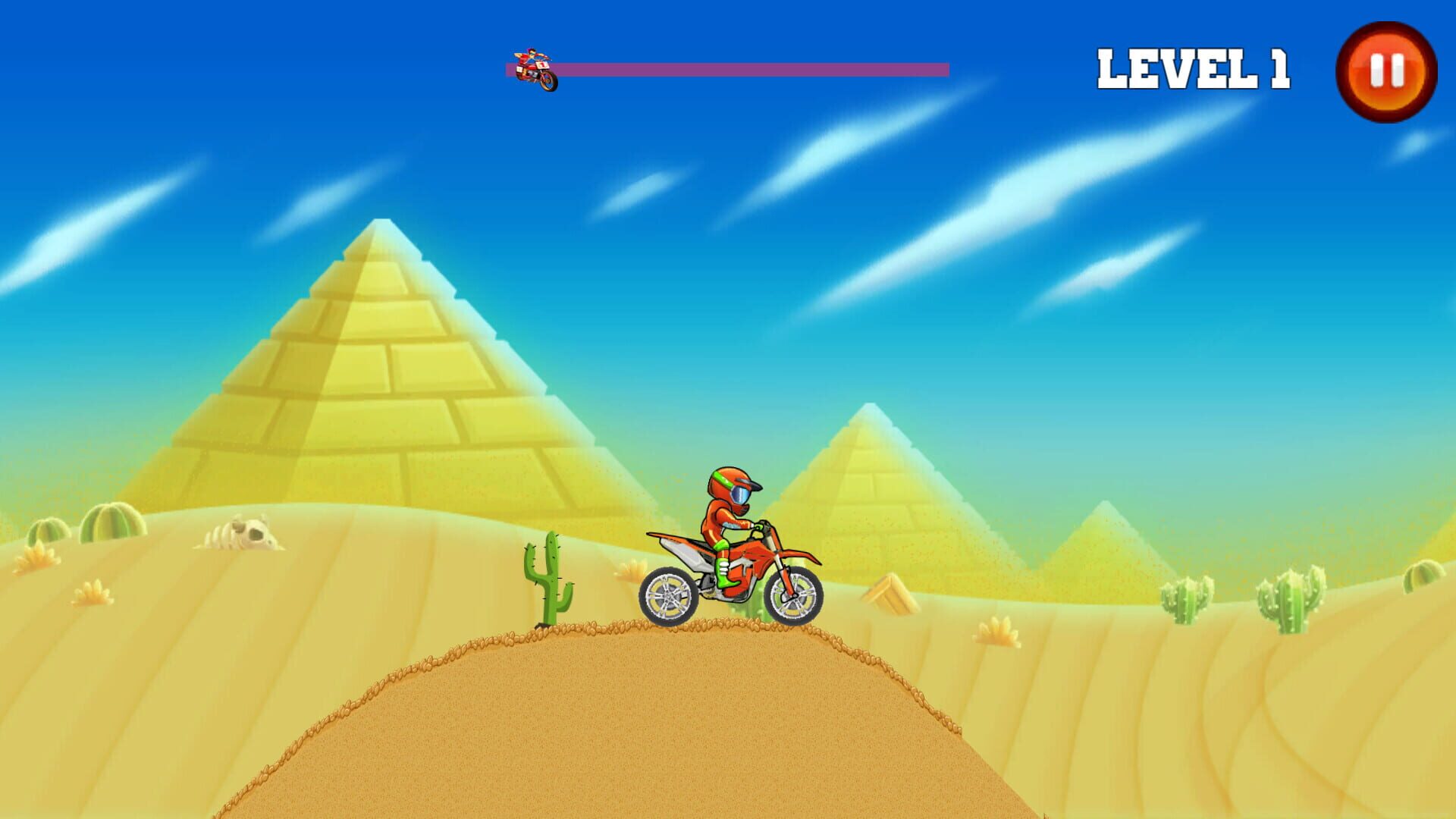 Screenshot for Crazy Bike Hill Racing