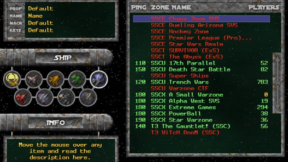 Screenshot for SubSpace