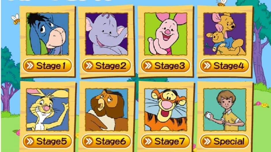 Screenshot for Winnie the Pooh's Home Run Derby!
