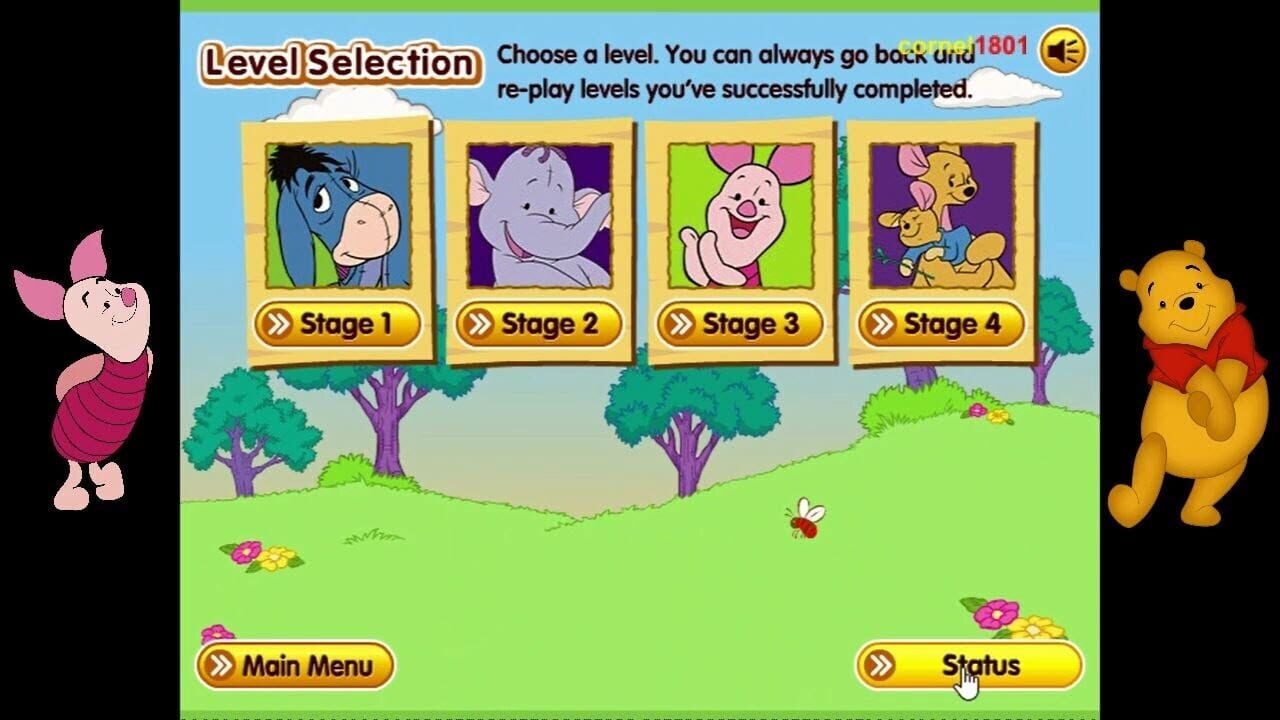 Screenshot for Winnie the Pooh's Home Run Derby!