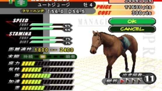 Screenshot for Gallop Racer 2000