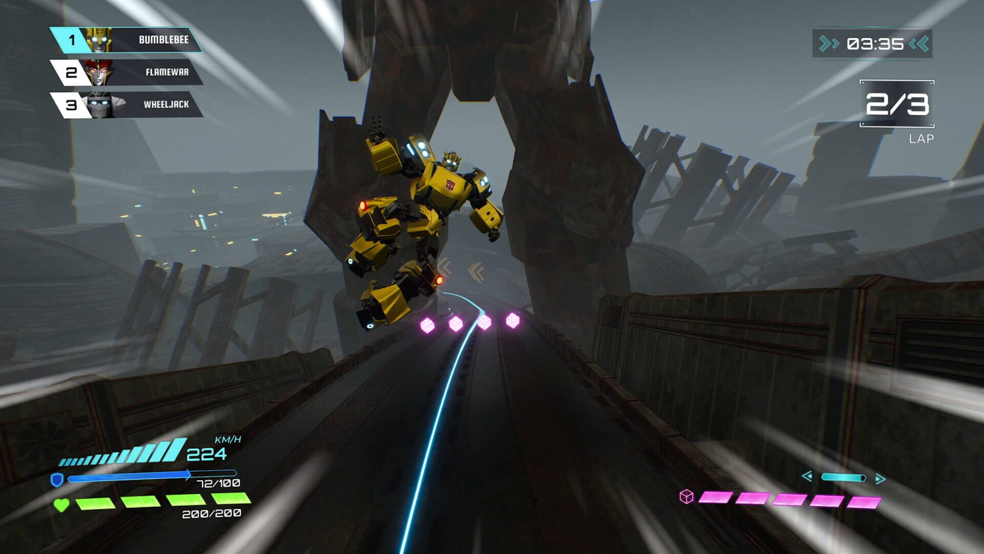 Screenshot for Transformers: Galactic Trials