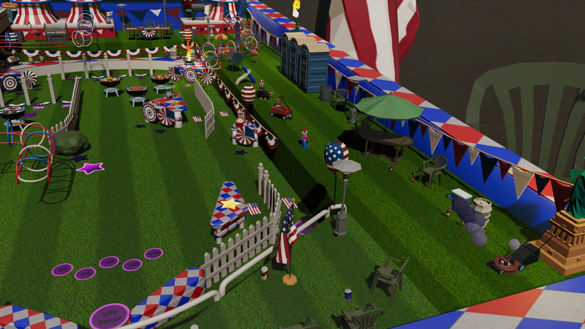 Screenshot for Roxy Raccoon's Pinball Panic: American Anniversary
