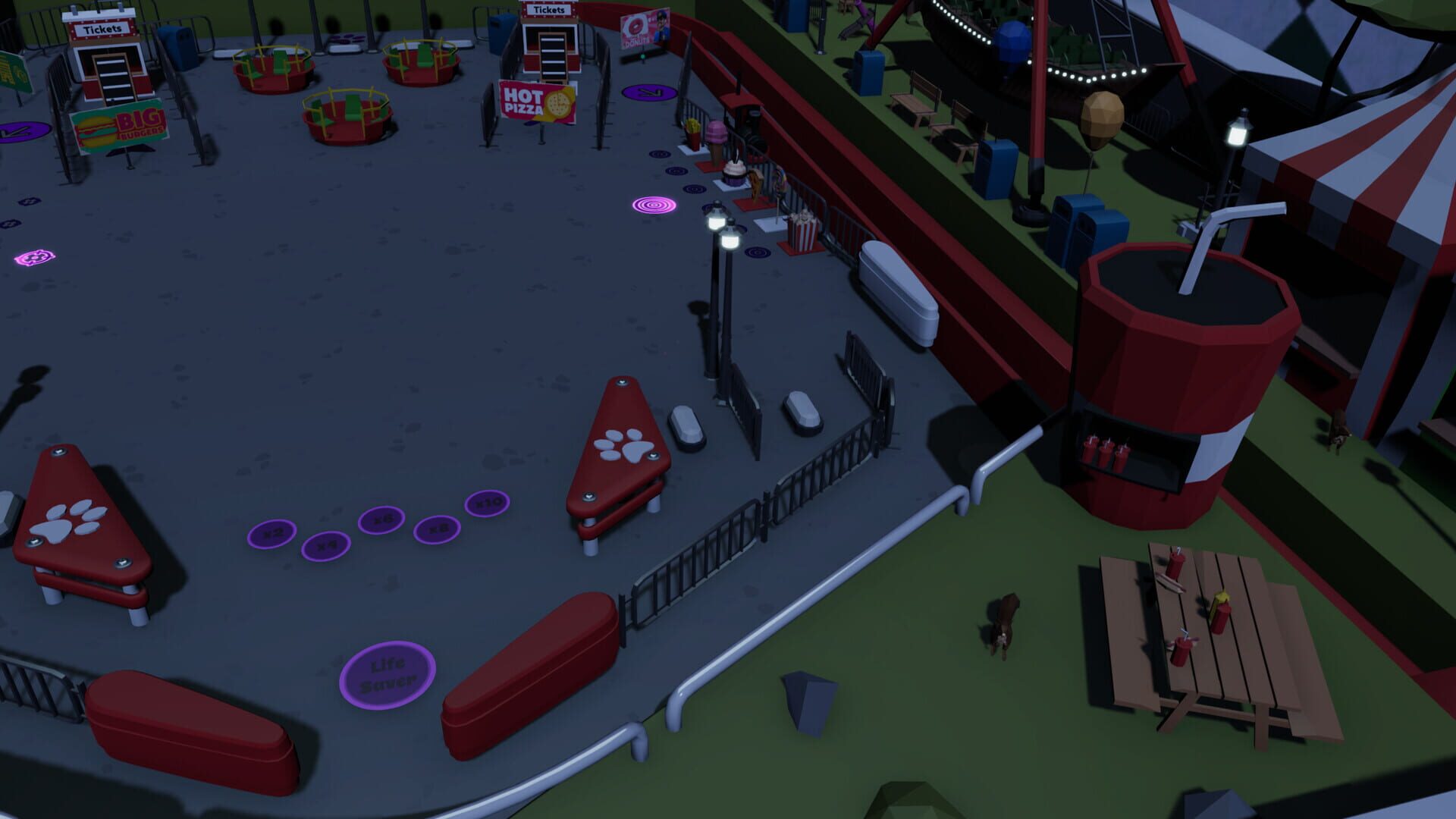 Screenshot for Roxy Raccoon's Pinball Panic: Paradise Parks