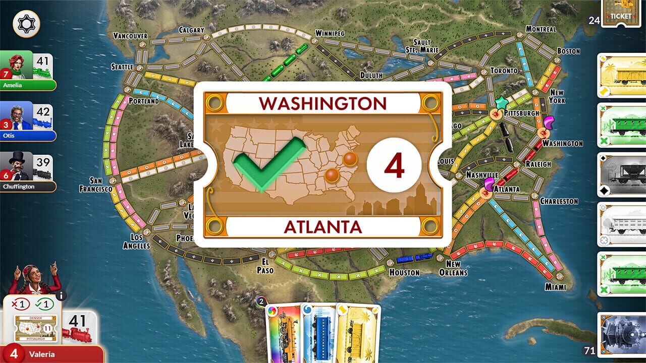 Screenshot for Ticket to Ride: USA 1910 Ticket Pack