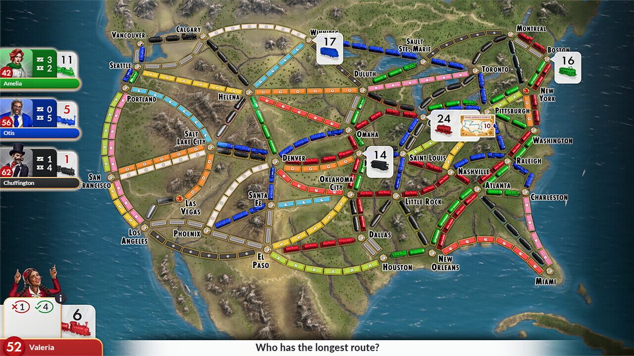 Screenshot for Ticket to Ride: USA 1910 Ticket Pack