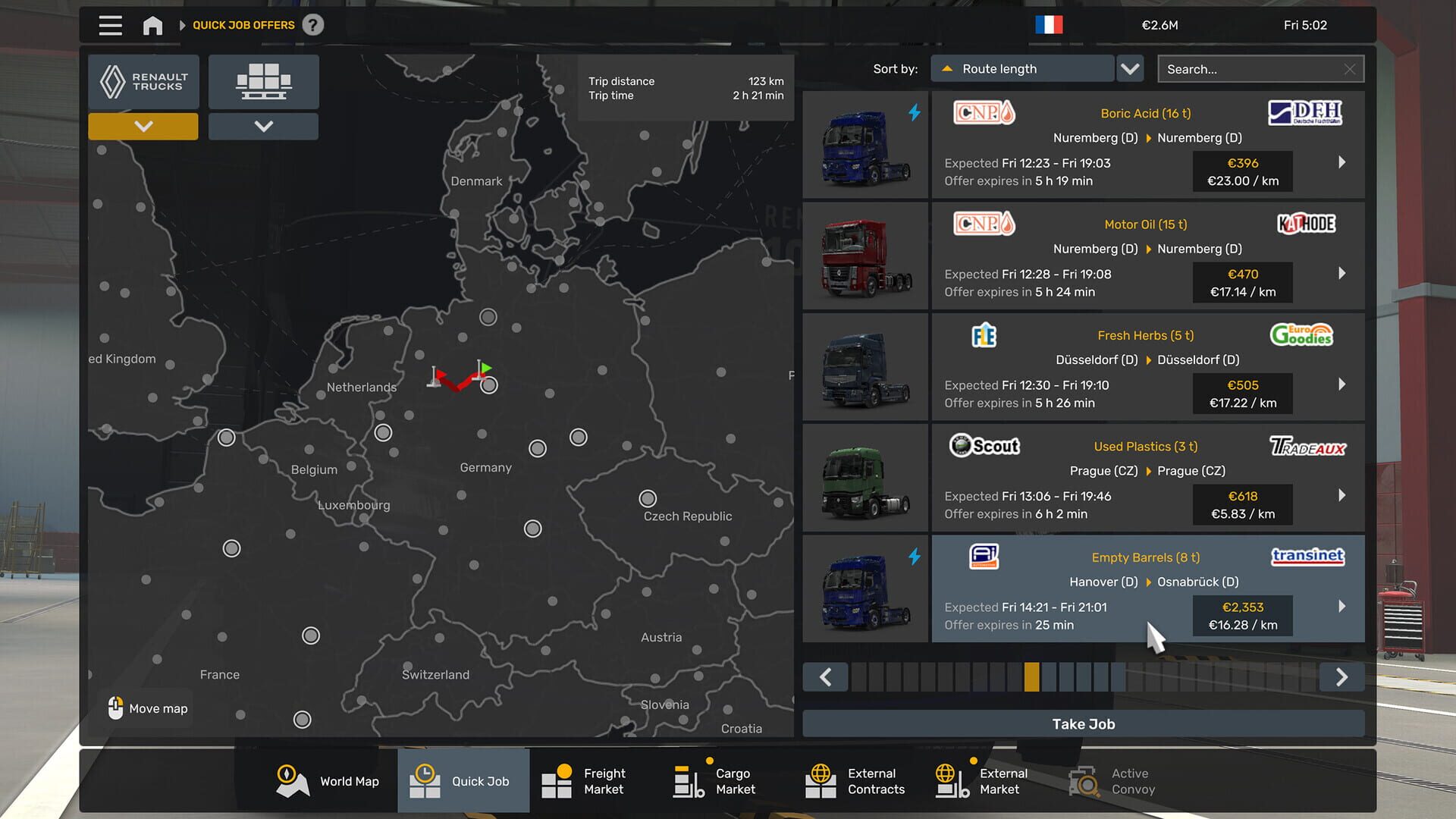 Screenshot for Euro Truck Simulator 2: Renault Trucks E-Tech T
