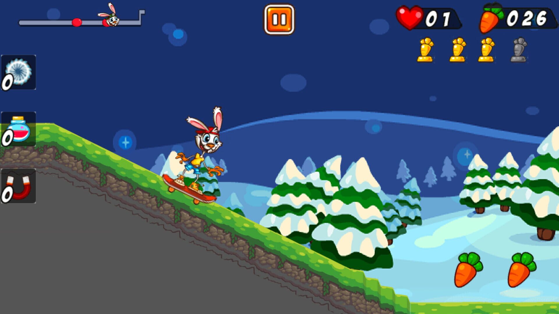Screenshot for Rabbit on Skateboard