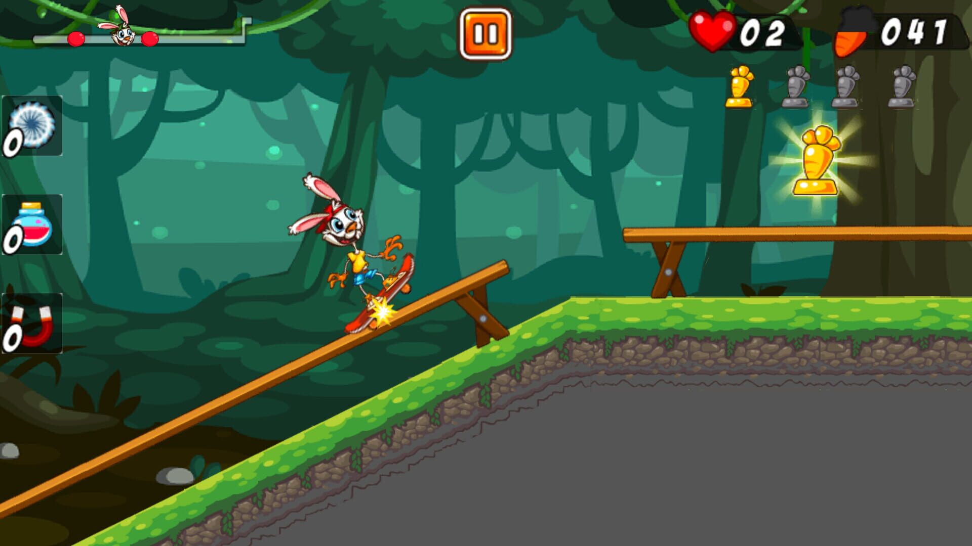 Screenshot for Rabbit on Skateboard