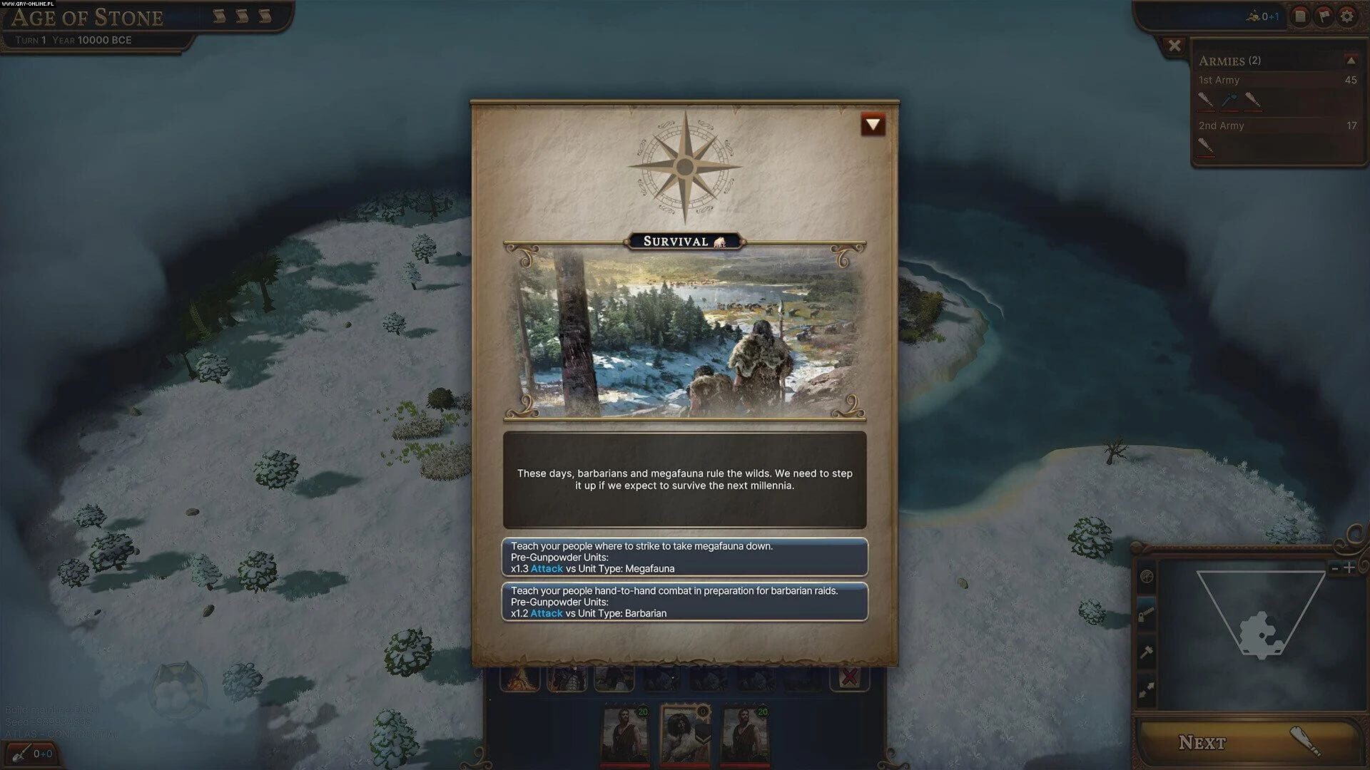 Screenshot for Millennia: Ancient Worlds