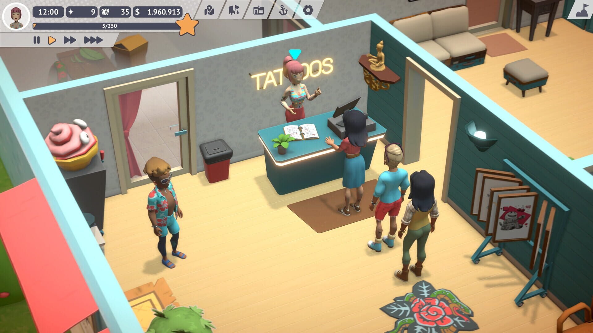 Screenshot for Tattoo Tycoon