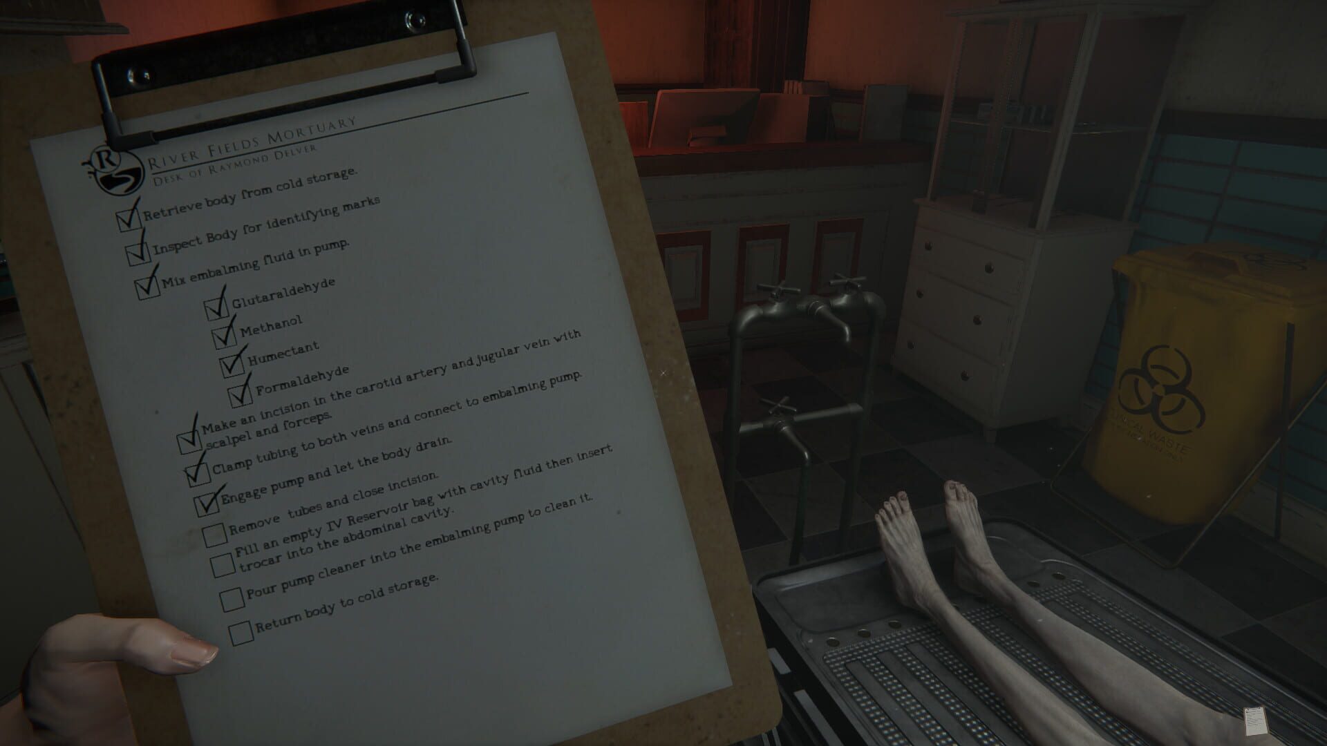 Screenshot for The Mortuary Assistant: Definitive Edition