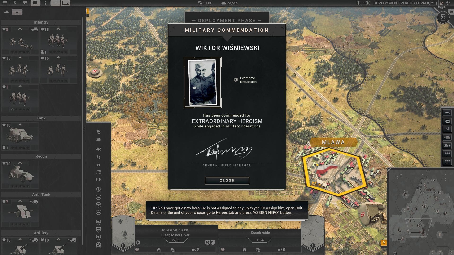 Screenshot for Panzer Corps 2: War Stories - Fall of Poland