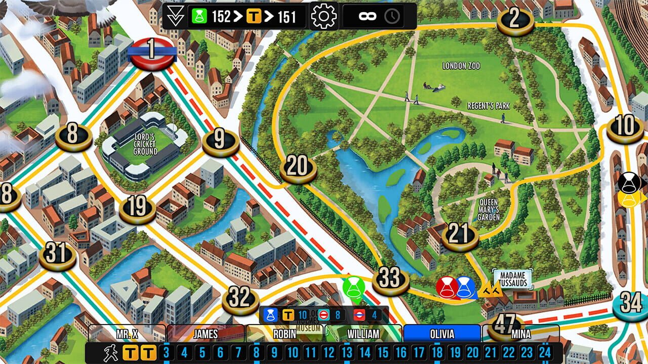 Screenshot for Scotland Yard: Hunting Mister X