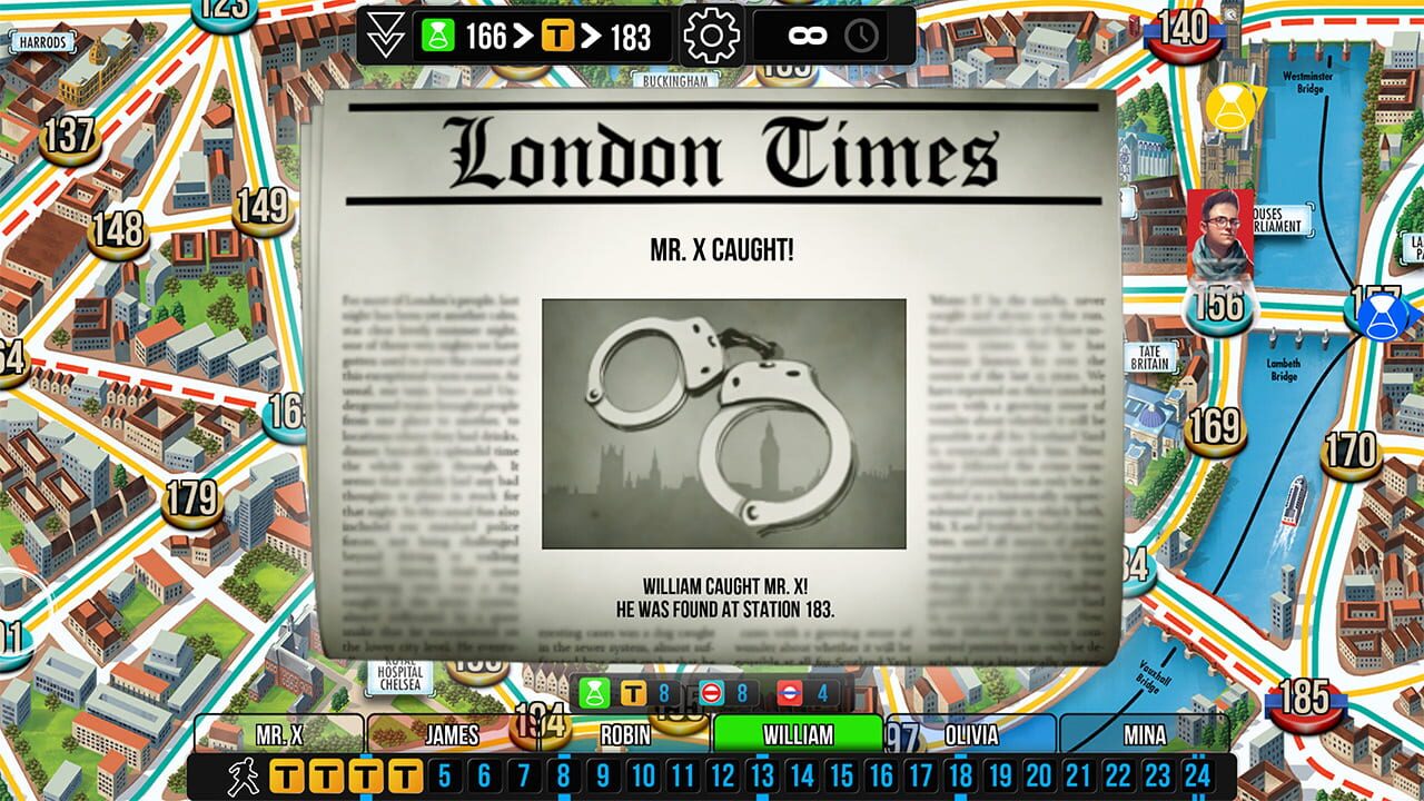 Screenshot for Scotland Yard: Hunting Mister X