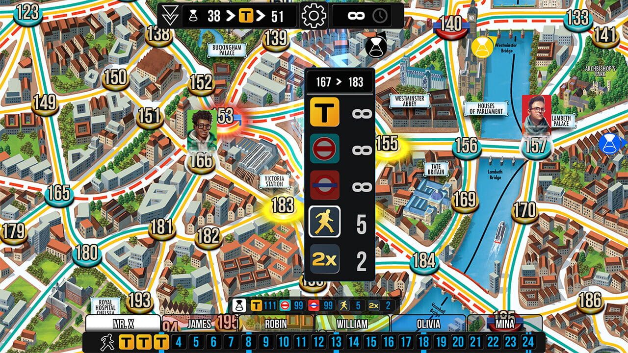 Screenshot for Scotland Yard: Hunting Mister X