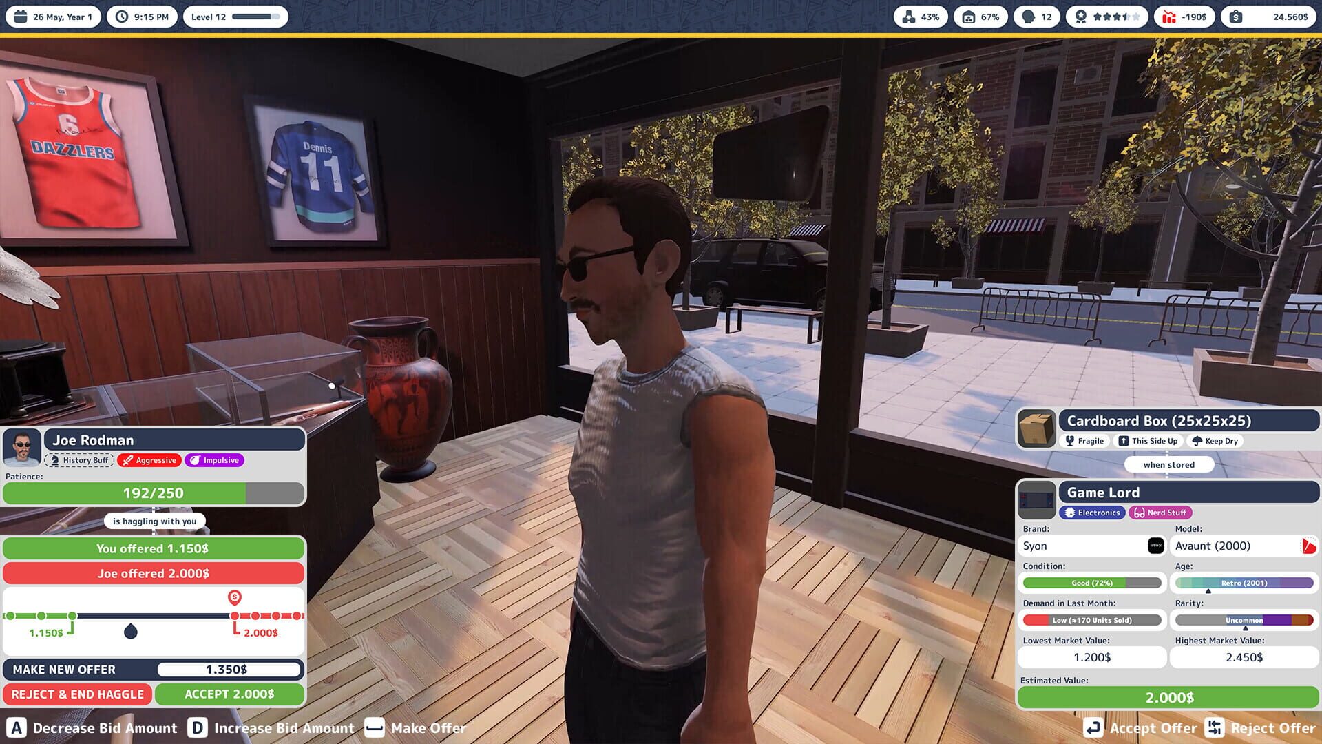 Screenshot for Pawnbroker Simulator