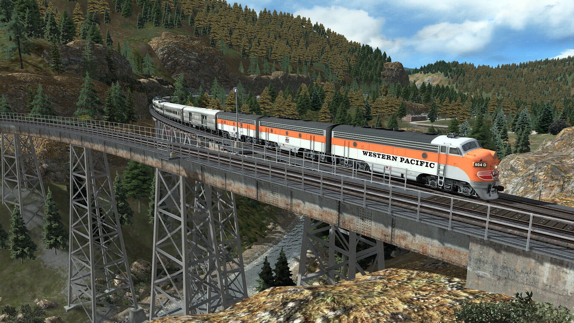 Screenshot for Train Simulator: Feather River Canyon Enhanced - Premium Scenario Pack