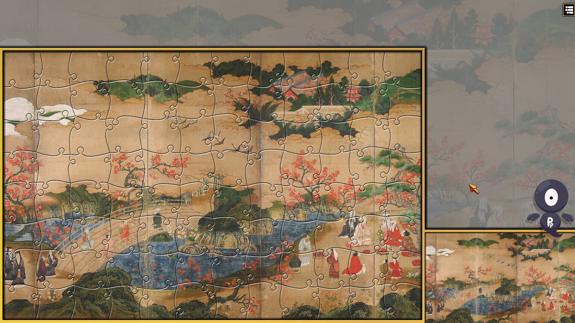 Screenshot for Pixel Puzzles 3: Ukiyo-e Jigsaws