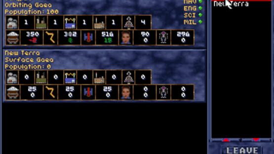 Screenshot for Alien Legacy