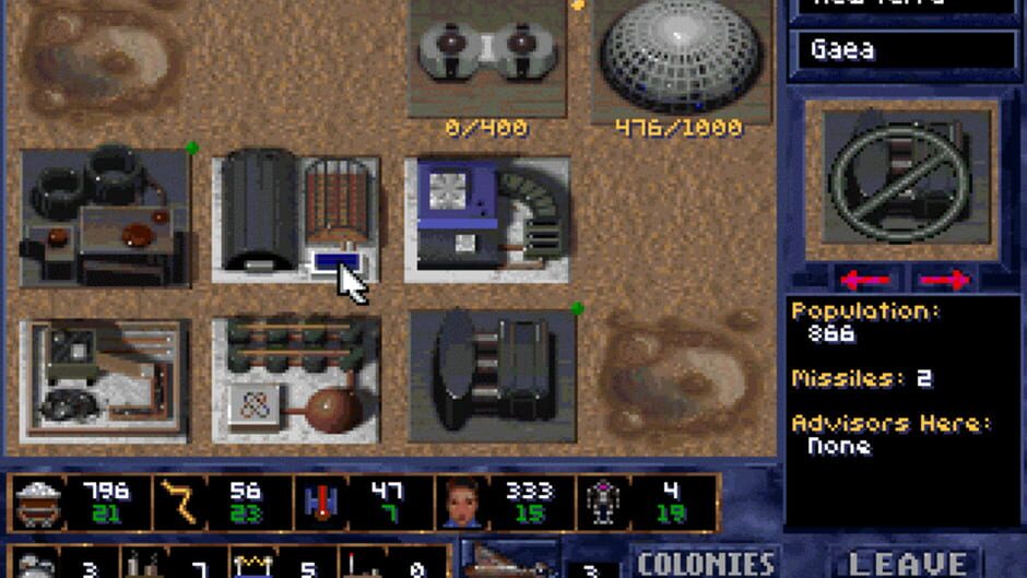 Screenshot for Alien Legacy