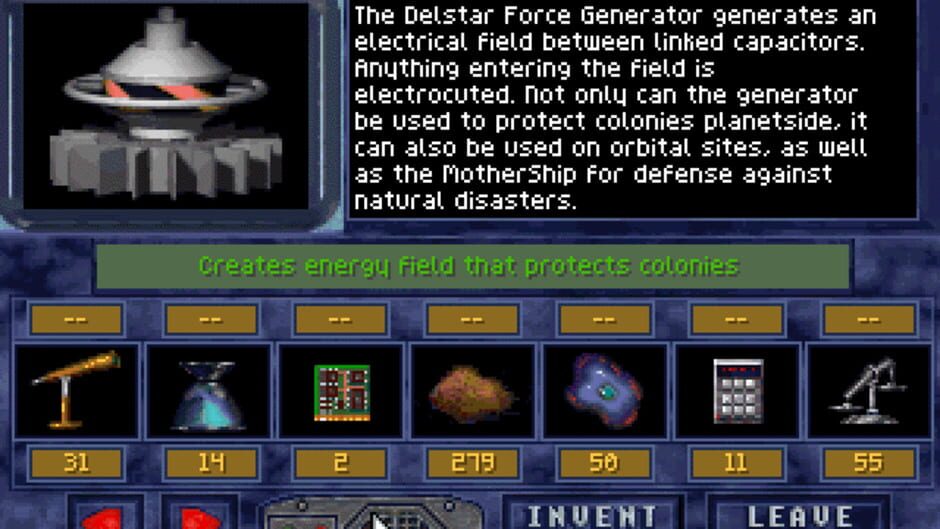 Screenshot for Alien Legacy
