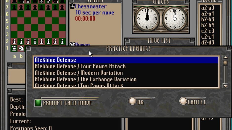 Screenshot for The Chessmaster 4000 Turbo