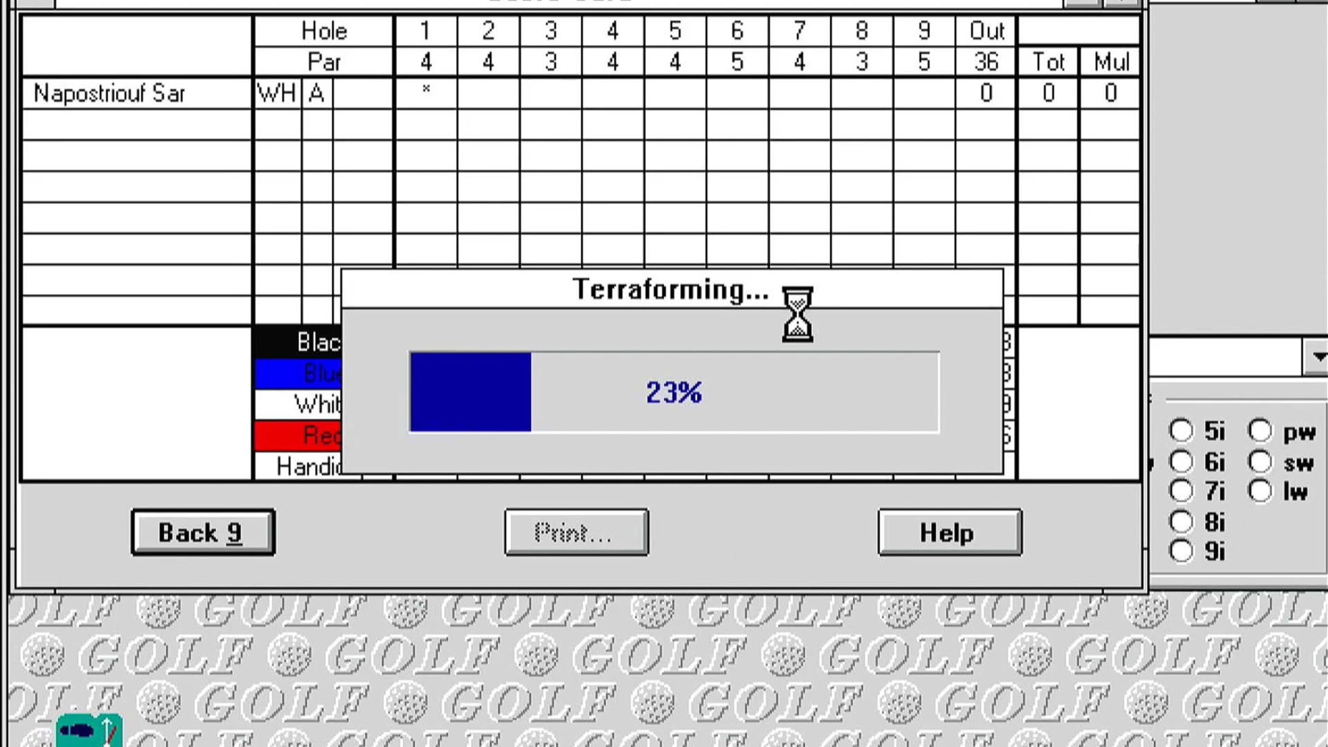 Screenshot for Microsoft Golf