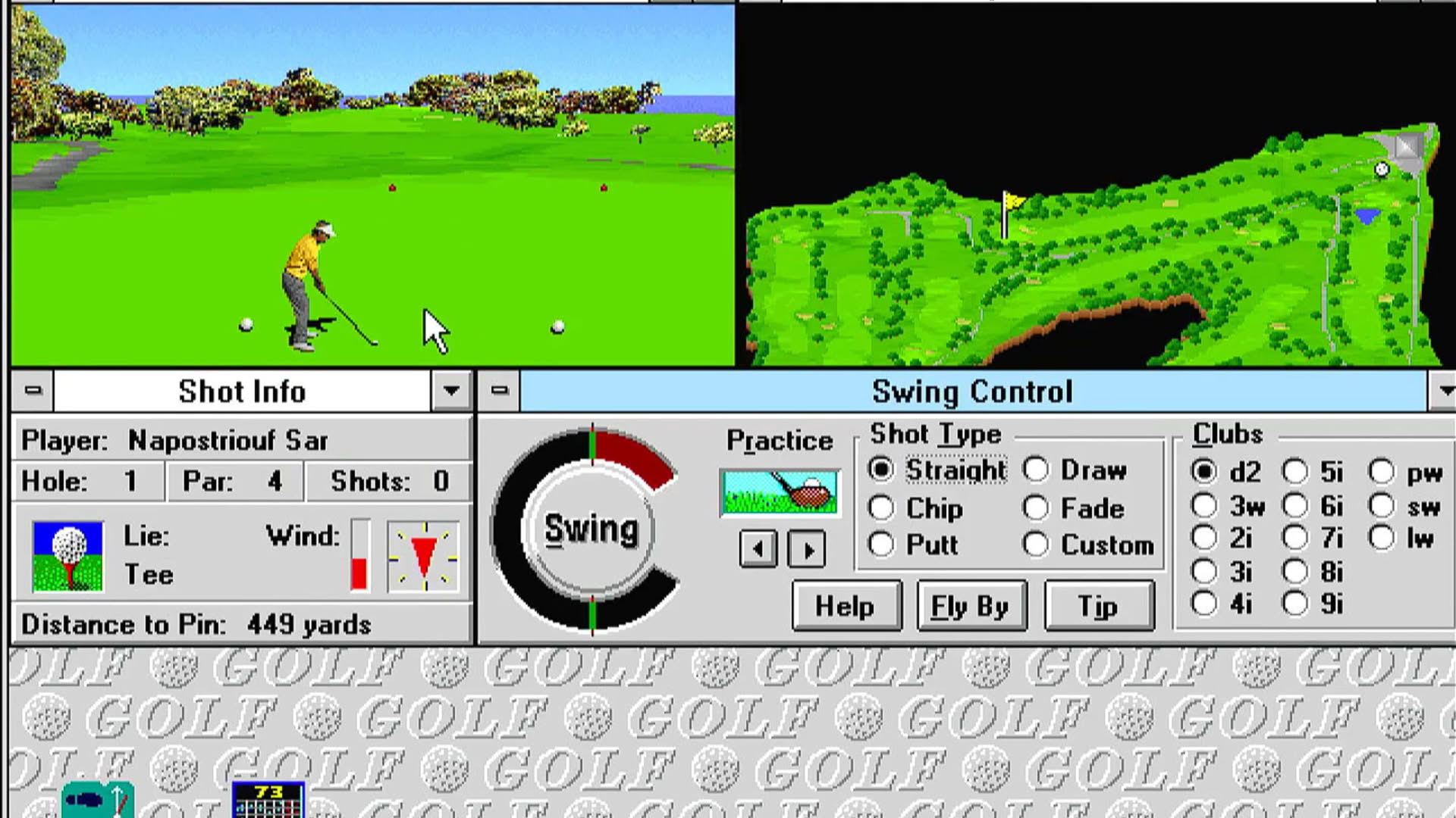 Screenshot for Microsoft Golf