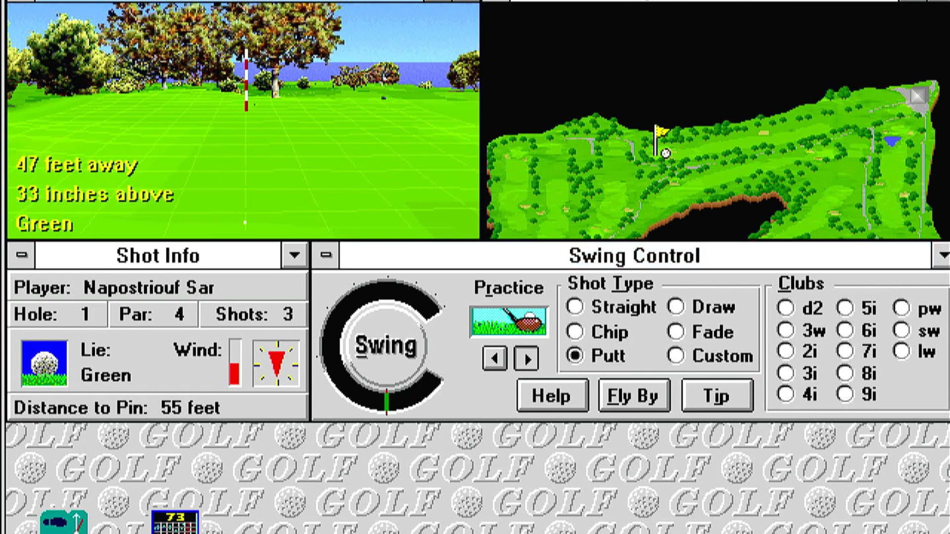 Screenshot for Microsoft Golf