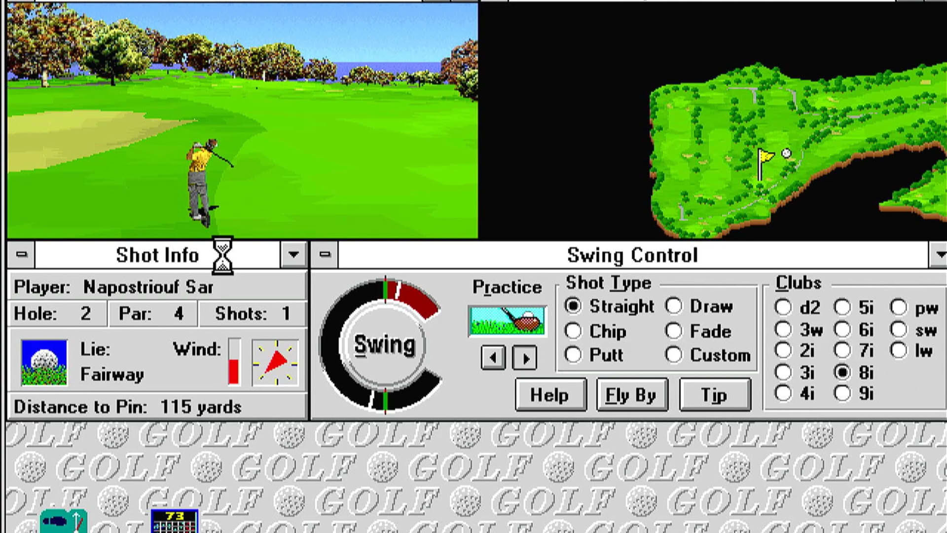 Screenshot for Microsoft Golf