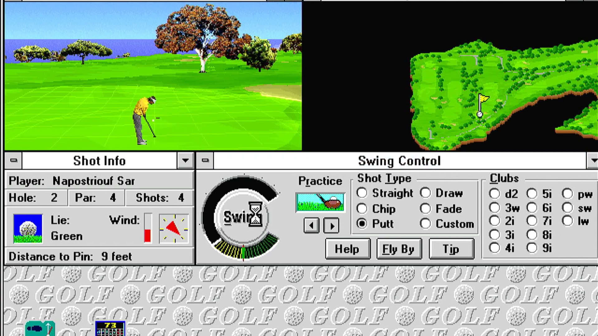 Screenshot for Microsoft Golf