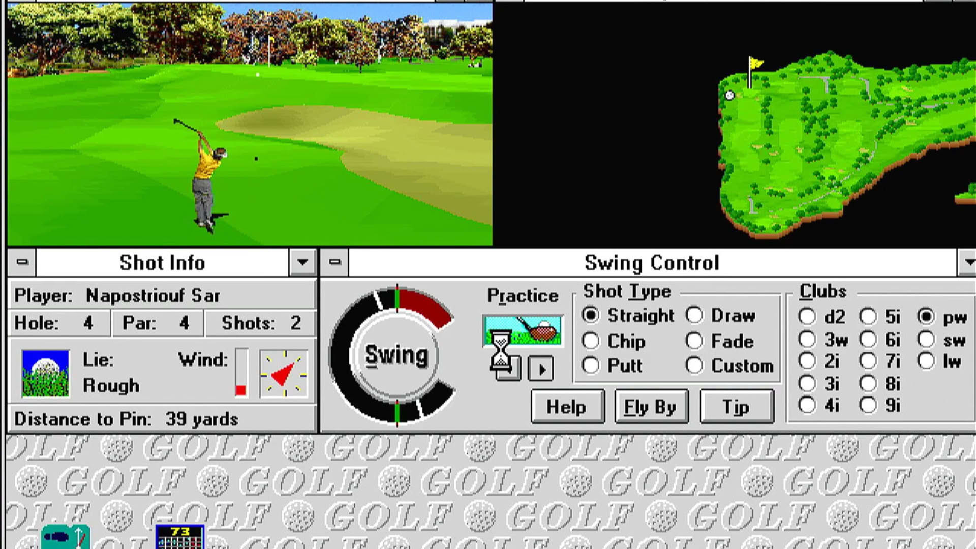 Screenshot for Microsoft Golf